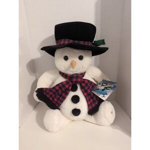 NWT Vintage 1997 Target SNOWDEN Plush Stuffed Christmas Snowman Commonwealth 22"
